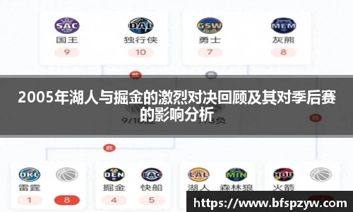 2005年湖人与掘金的激烈对决回顾及其对季后赛的影响分析